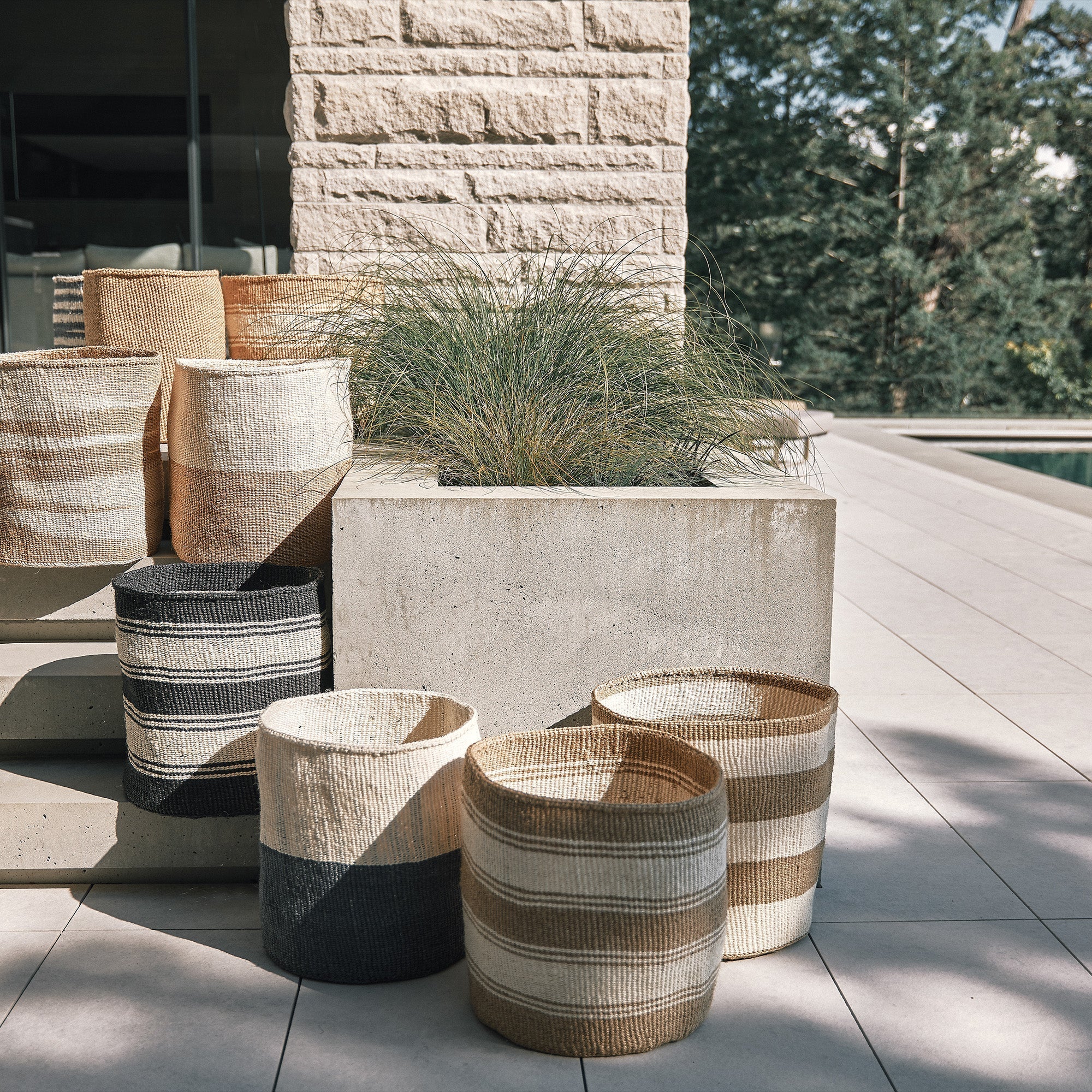 18" Sisal Basket | Solid - Image 3