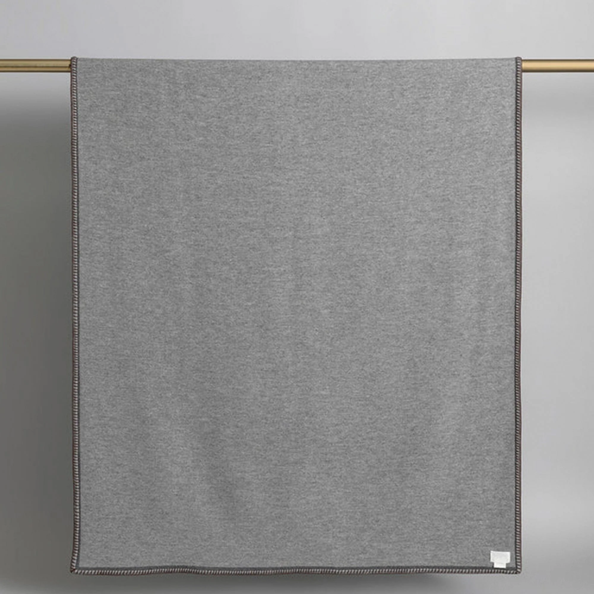 Doppio Double Sided Blanket | Warm Gray