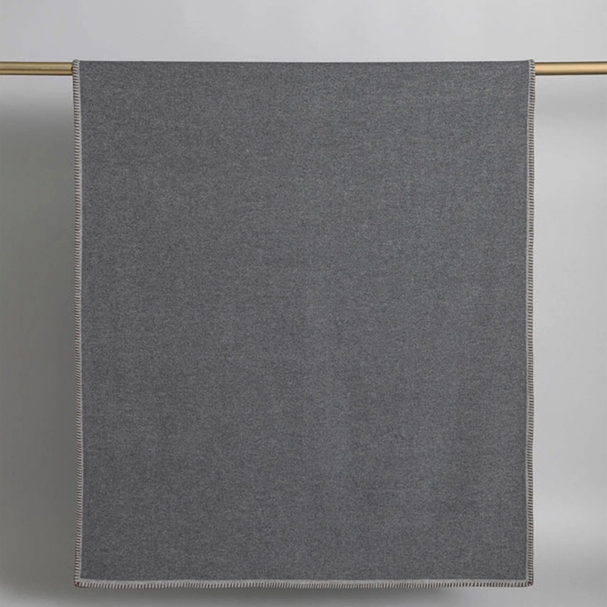 Doppio Double Sided Blanket | Warm Gray - Image 2
