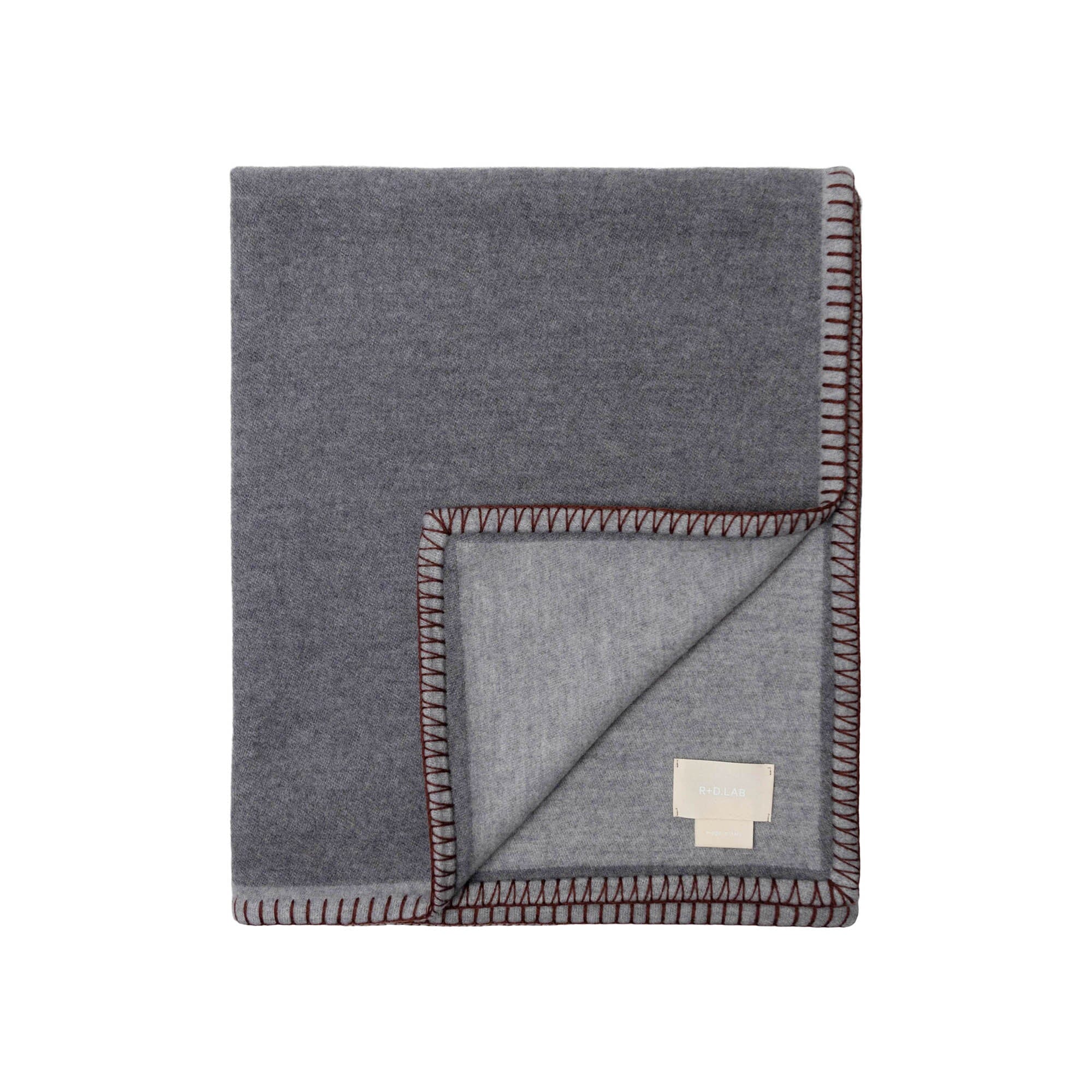 Doppio Double Sided Blanket | Warm Gray - Image 5