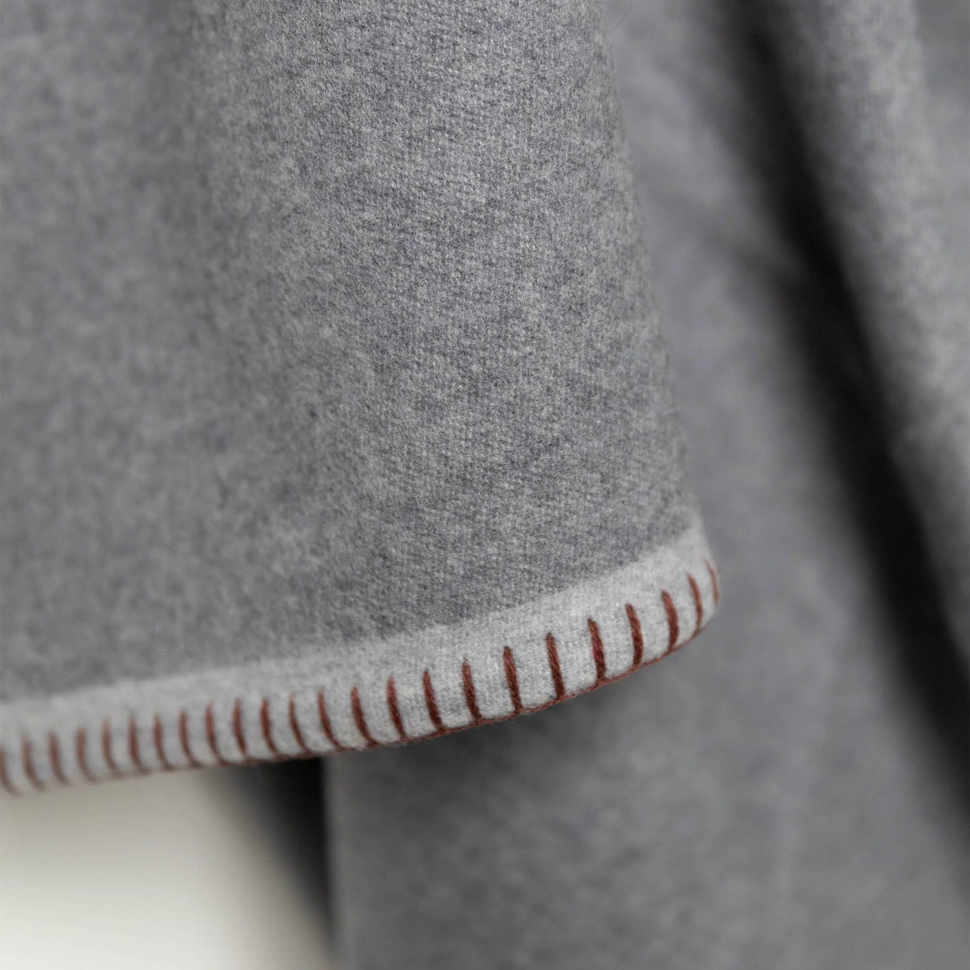 Doppio Double Sided Blanket | Warm Gray - Image 7