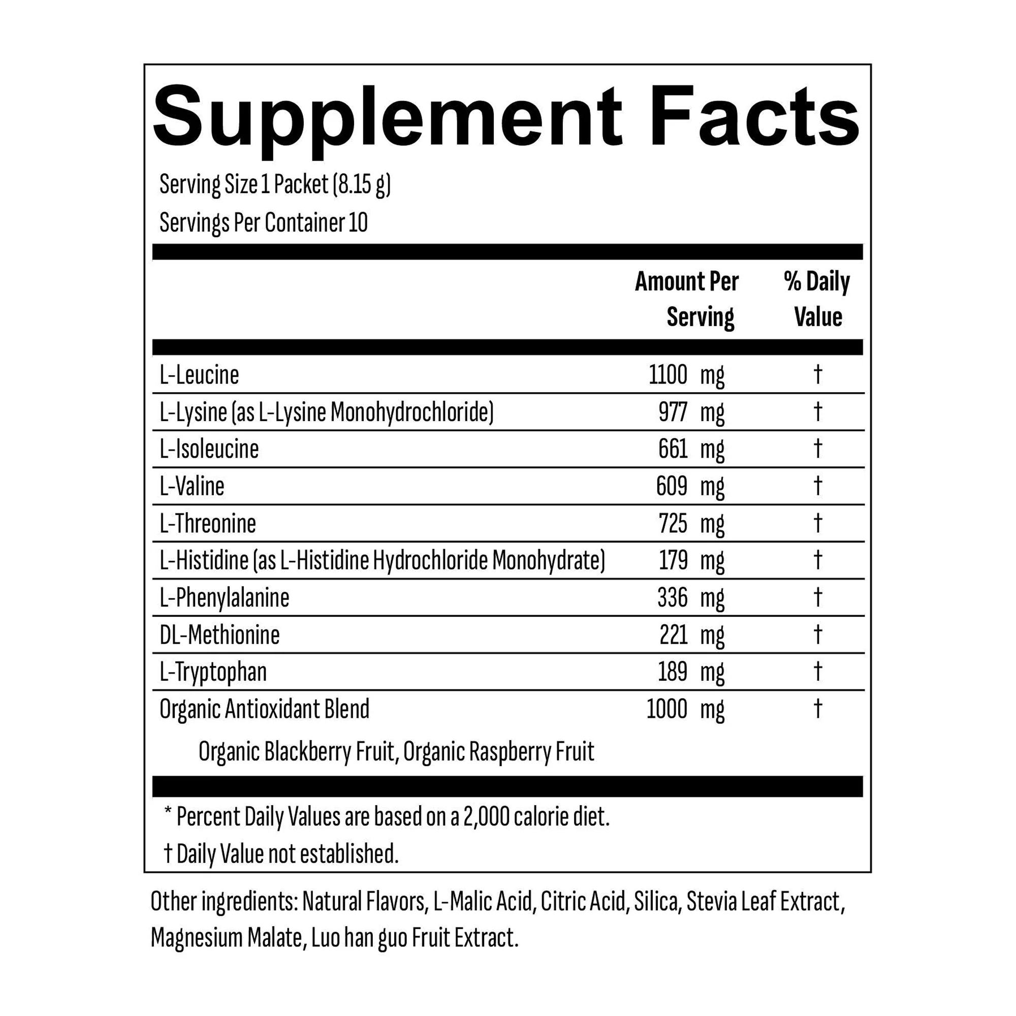 Essential Aminos (Blackberry Lemon) - Image 3