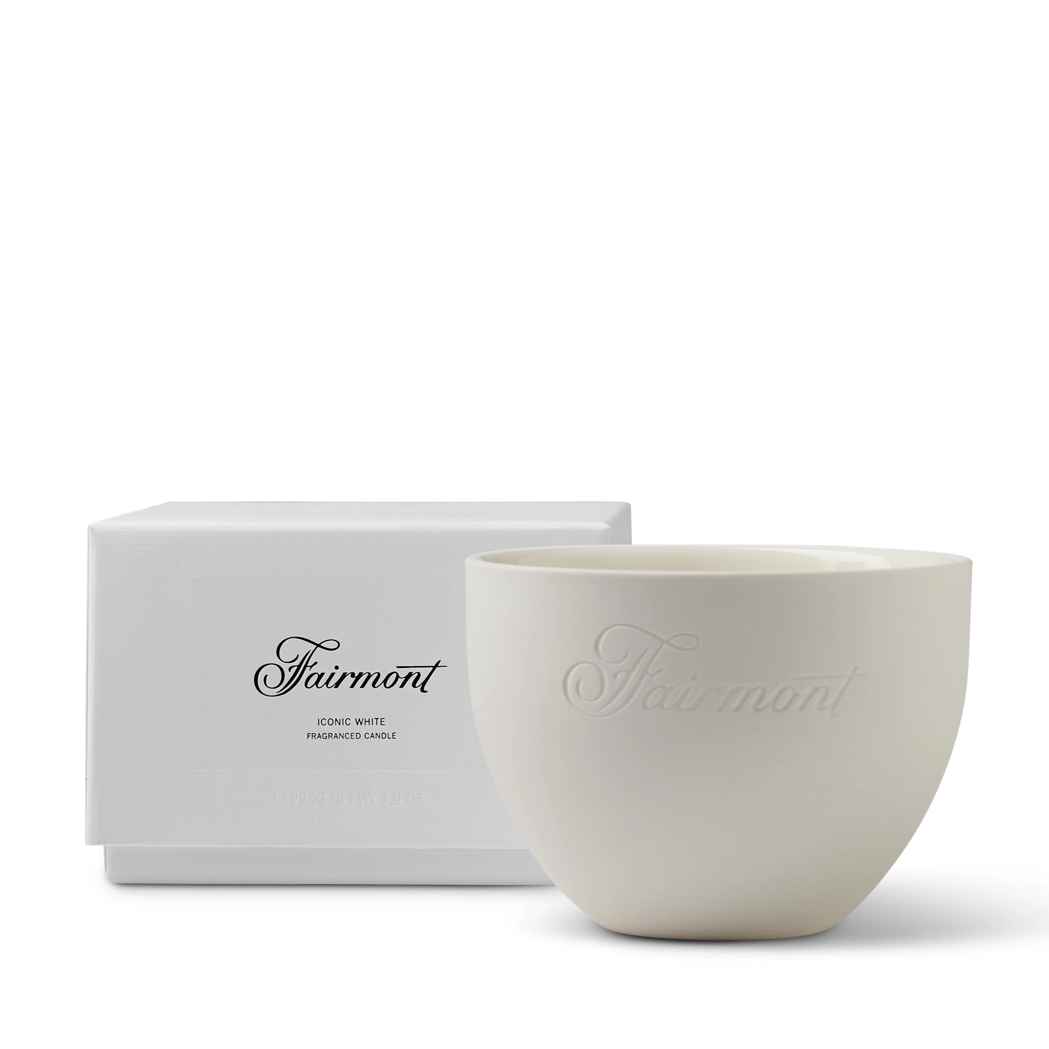 Fairmont Iconic White Candle - Image 3
