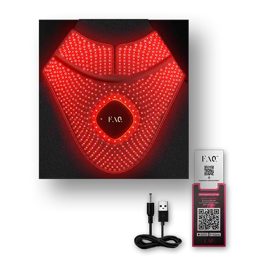 FAQ™ 211 Red light neck & décolleté mask - Image 3
