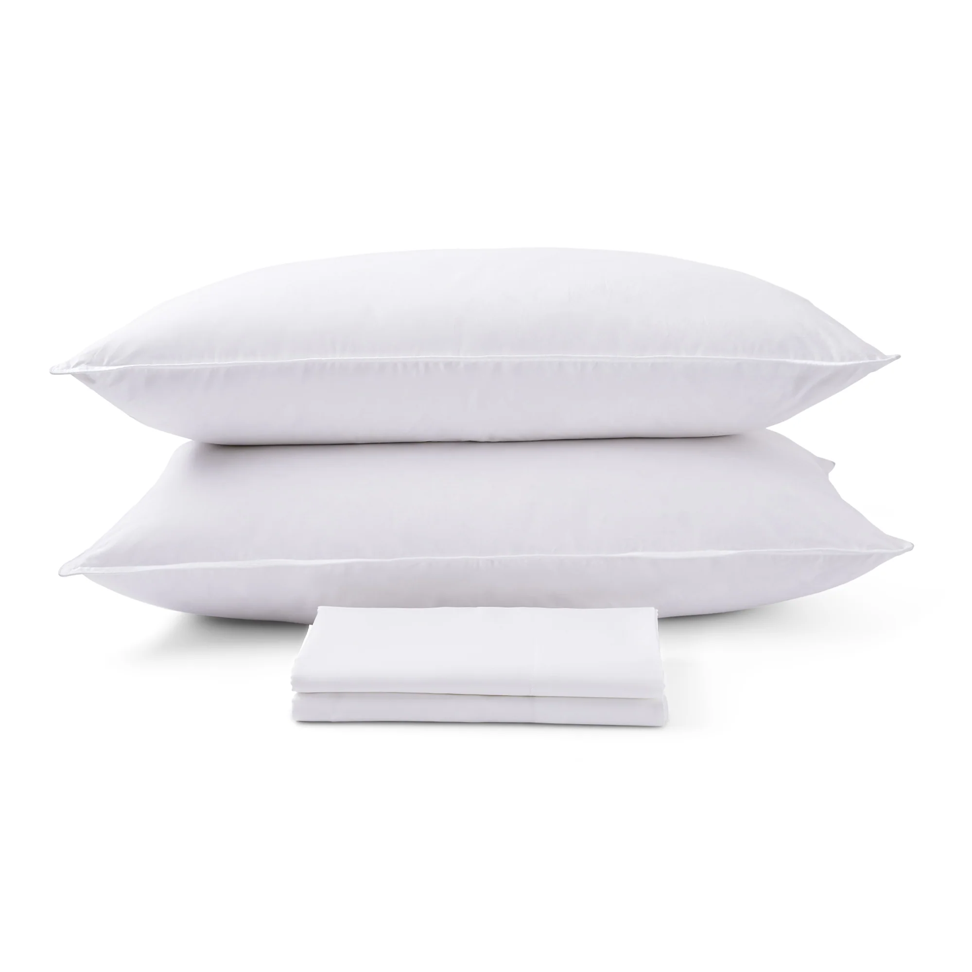 King Firm Feather Pillow Bundle - Image 2